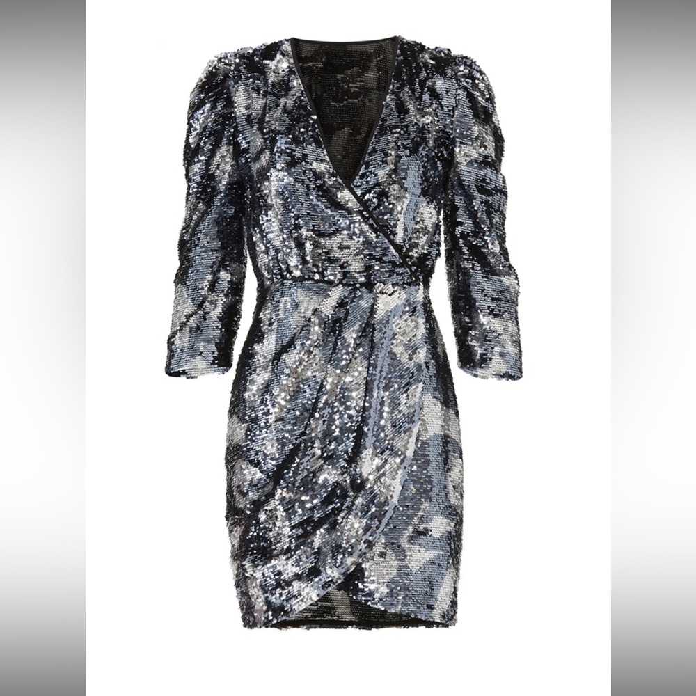 Brand new Tanya Taylor Sequin Camo Zoey Dress. Size 10.